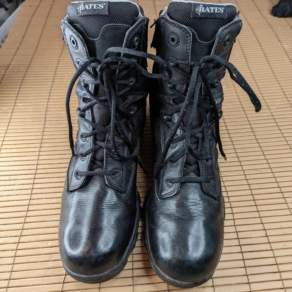BATES Men's Size 13 GX-8 SIDE ZIP GORE-TEX WATERPROOF COMBAT BOOTS E02268 BLACK